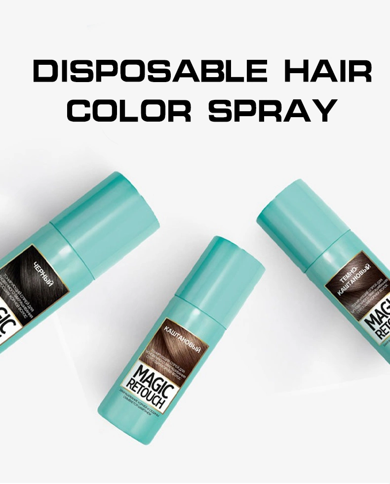 Professional Disposable Hair Color Spray Natural Color Styling Care