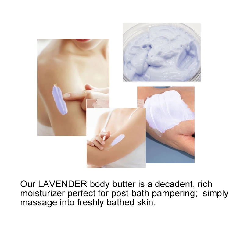 200g Natural Whipped Body Butter Cream Shea Whitening Smooth Shimmer Body Butter Lavender Body Butter