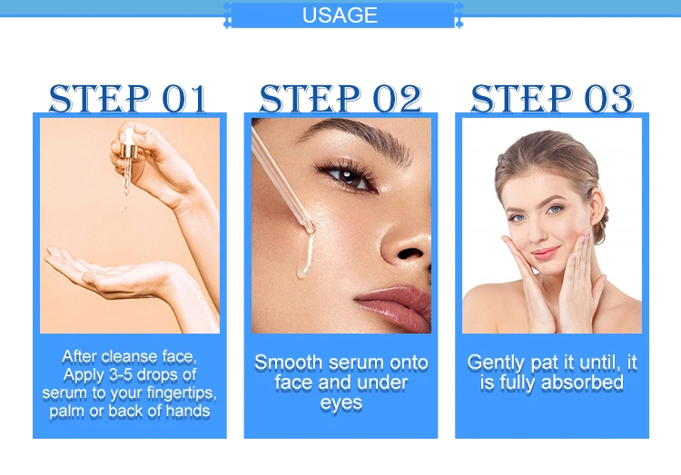 Free Sample Beauty Sodium Hyaluronate Hydrating Moisturizing Face Serum