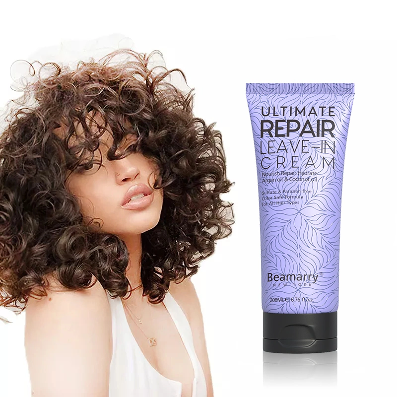 OEM Professional Hair Care Leave -in Conditioner Cream for Damage Curly Hair Product