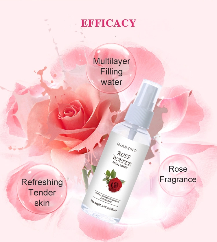 Natural Hydrosol Floral Waters Rose Water Face Toner Spray Skin Care Private Label