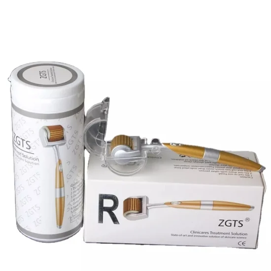 Rullo Derma con ago in titanio Zgts192 Gold Best Microneedle Roller